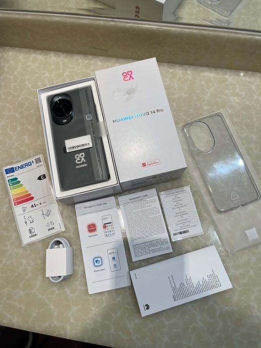 Възможен Бартер/ЧИСТО НОВ !!! Huawei nova 14 Pro, Dual SIM, 12GB RAM, 512GB, Black