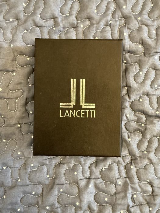 Portofel Lancetti negru, stare excelentă, cu cutie