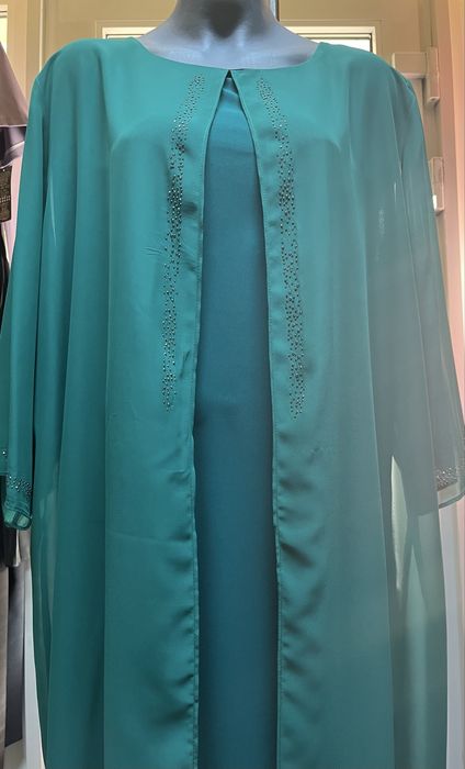 Rochie noua ocazie marimea 52-54 verde smarald