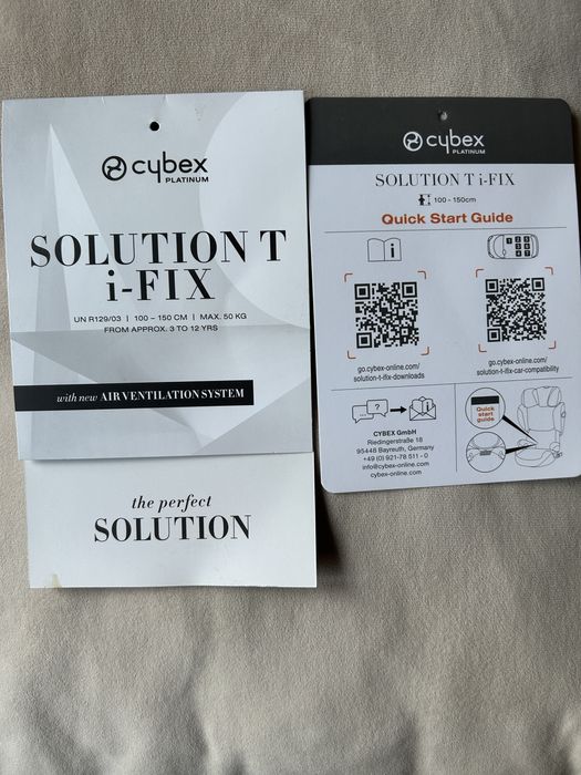 Детско столче за кола Cybex Solution T i-Fix