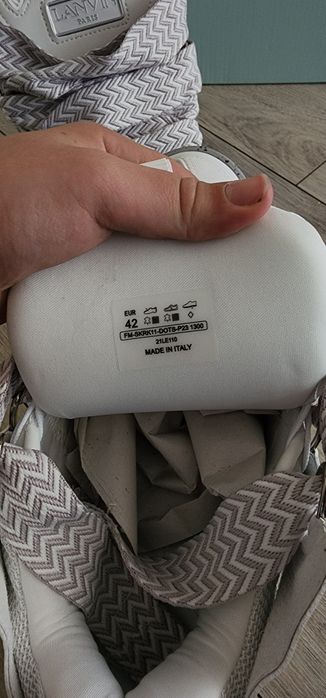 Lanvin Curb White Oreo