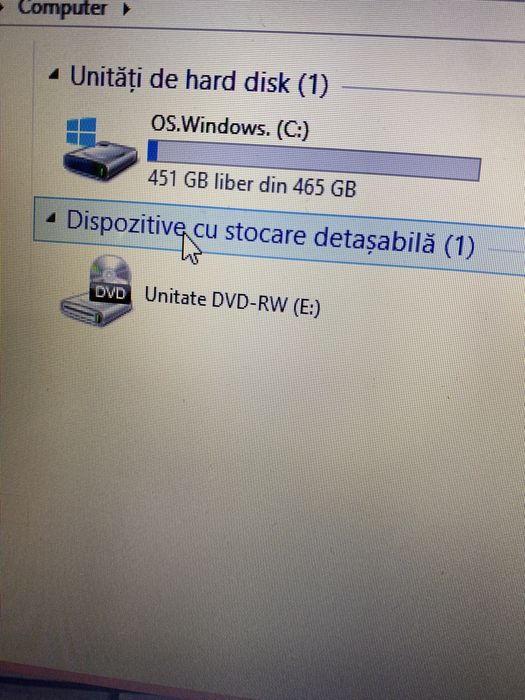 Laptop HP Display mare 17,3 Led,Windows,4gb ram ddr3,500gb m,functional cu incarcator