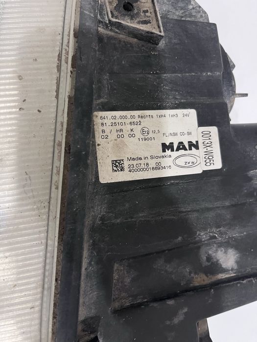 Противотуманные фары MAN TGX 70 тыс