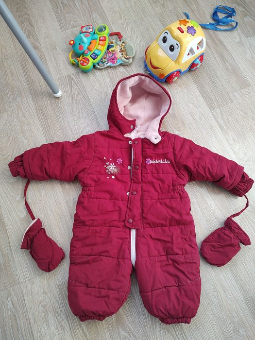 Скафандър ескимос за бебе, ескимос, зимен гащеризон за дете