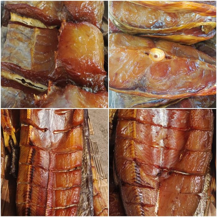 Копченая рыба сом,жерех,змей