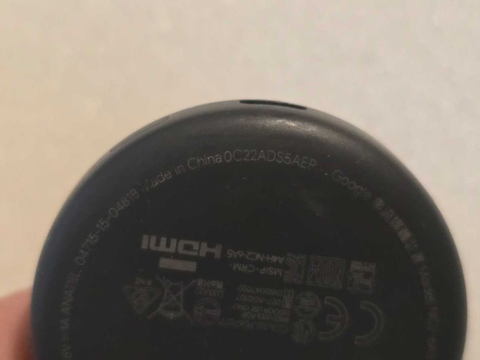 Google Chromecast 3, Streaming Media Player Full HD 1080p, Wi-Fi HDMI