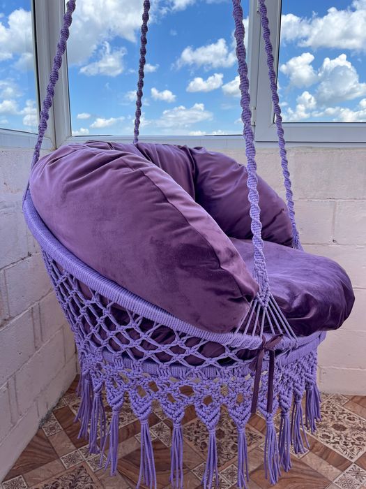Гамак- кресло ручной работы