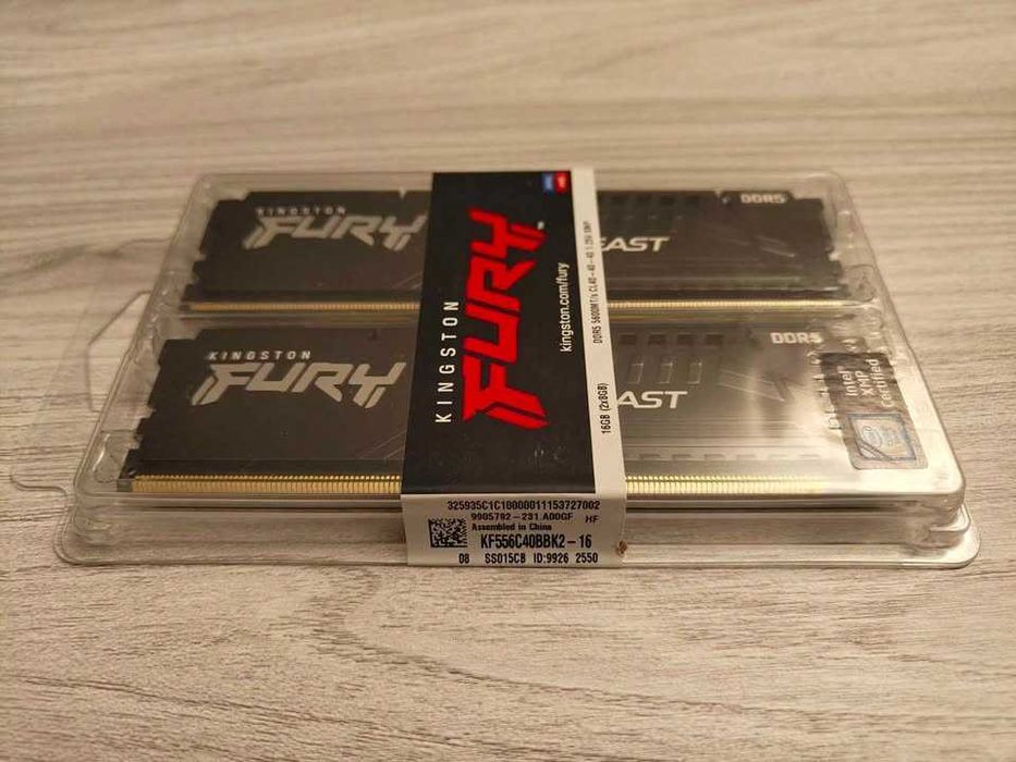 RAM Kingston Fury Beast 16GB DDR5 (2×8GB)