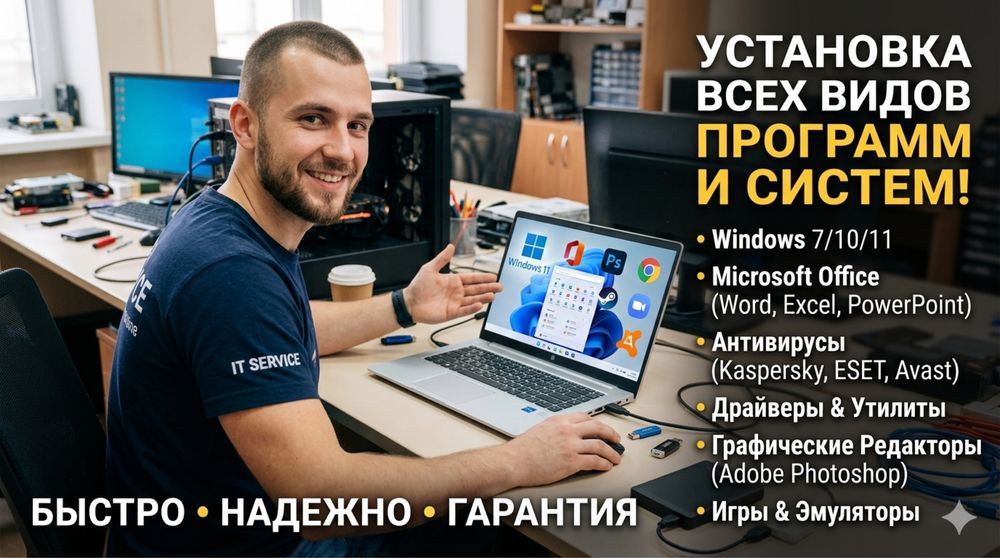 Ремонт компьютеров, ремонт ноутбуков, компьютерный мастер.