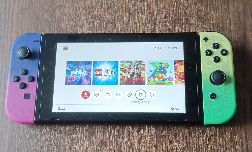 Nintendo switch+ 6 jocuri