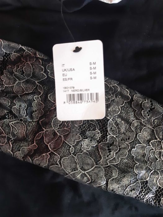 Body din dantela, Tezenis, de culoare negru