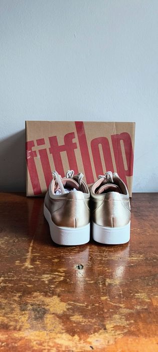 НОВИ Дамски Кецове FitFlop Розово Злато, Размер 41. Директно от Барселона!