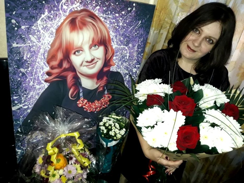 Арт портреты на холсте