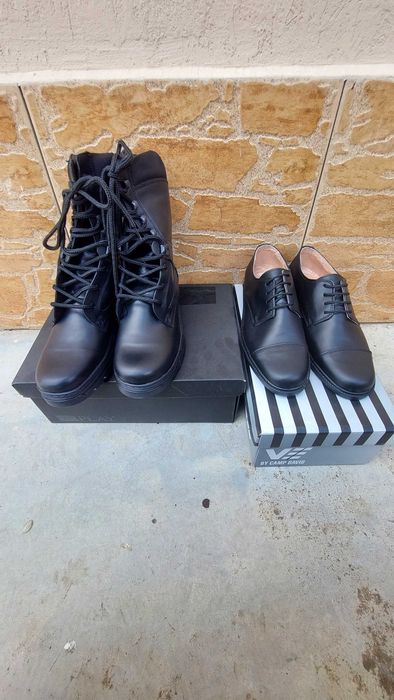 Обувки и Кубинки нови естествена кожа.