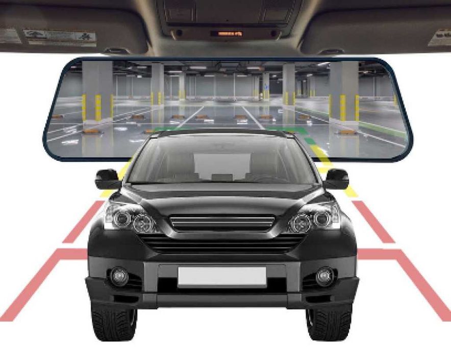 Видеорегистратор D12A в огледало за обратно виждане!