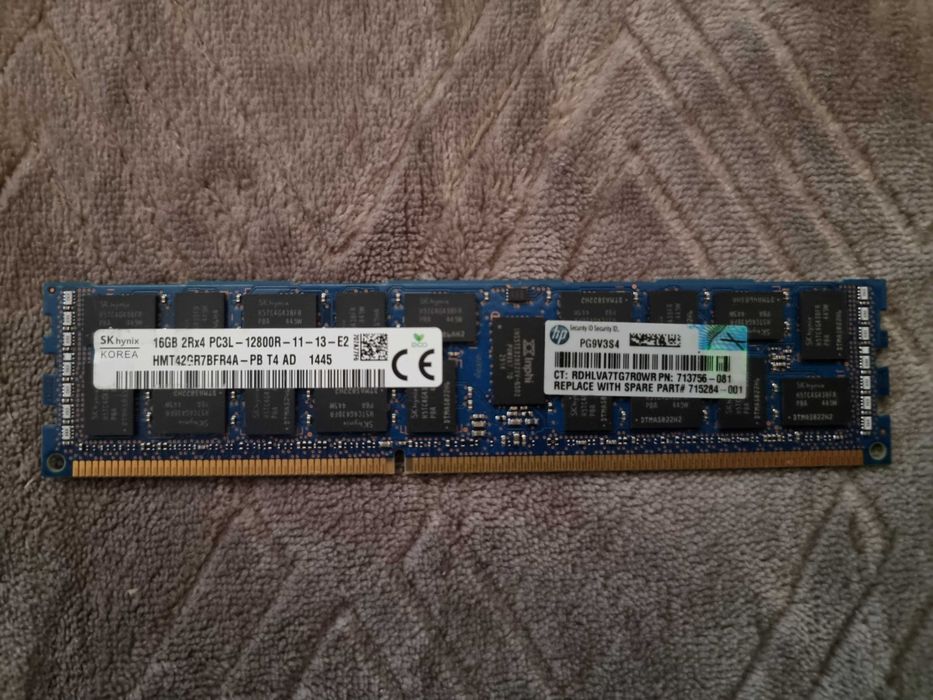 Hynix 16GB PC3-12800 DDR3-1600MHz 2Rx4