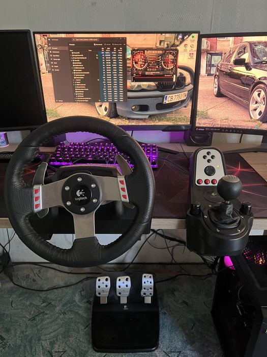 Logitech g27 с шифтър