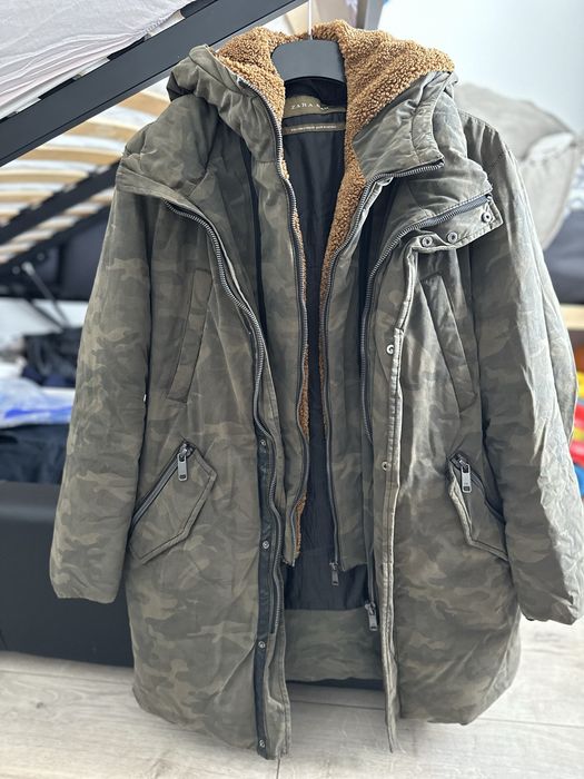 Geaca barbati,zara, imprimeu armata