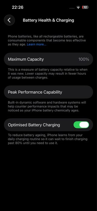 Iphone 14pro 128gb battery 100%