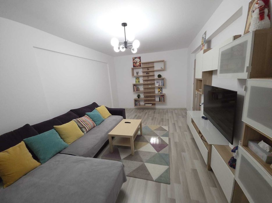 Vand apartament 3 camere, 91.7 mp utili, Cartieru Latin, Bragadiru - mobilat si utilatat, centrala proprie, boxa si loc de parcare
