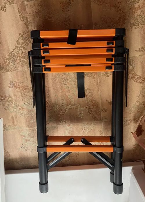 Лестница телескопическая алюминиевая  3.2+3.2м / 4.4+4.4м – профессион