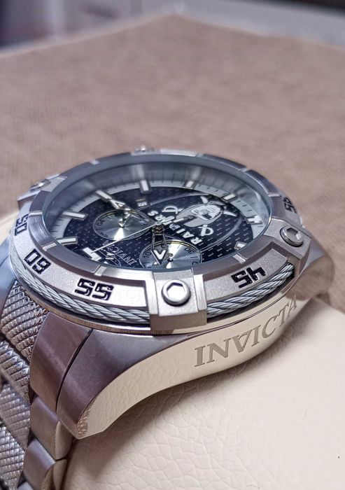 Ceas Invicta NFL Las Vegas Raiders Chronograph GMT Quartz - Barbati