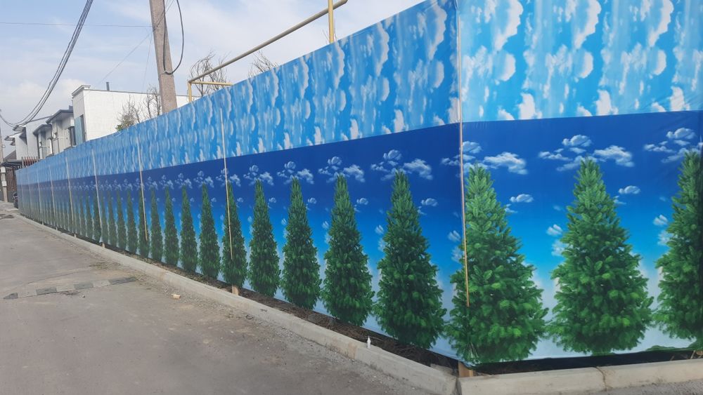 Банер ва баннер тент басен установка