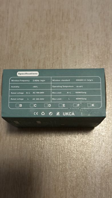 Intrerupator simplu cu touch si dimmer Tuya 1X300W sticla, aplicatie de mobil Tuya Smart Alexa si Google Assistant alb