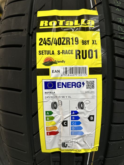 Нови летни гуми ROTALLA RU01 245/40R19 98Y XL НОВ DOT БОРД 2454019