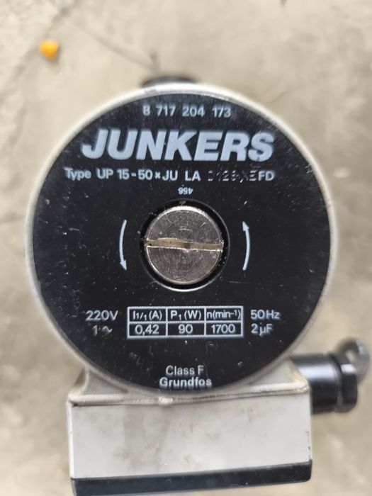 Pompă circulație centrală Junkers Bosch / Grundfos Type UP 15-50