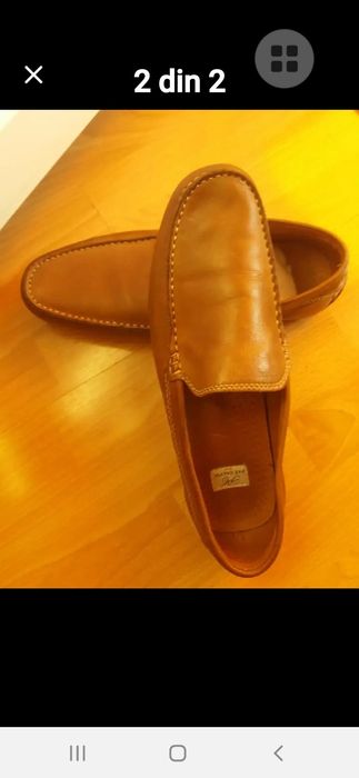 Mocasini Piele Naturala Noi.