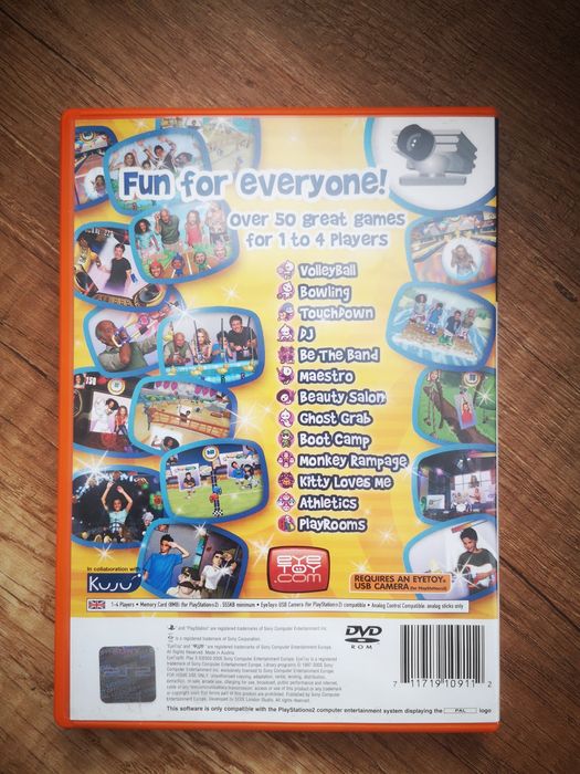 Oригинална игра за Playstation 2 Eye Toy Play 3