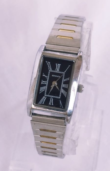 Ceas de damă Sekonda cu quartz, curea si carcasa din otel inoxidabil.