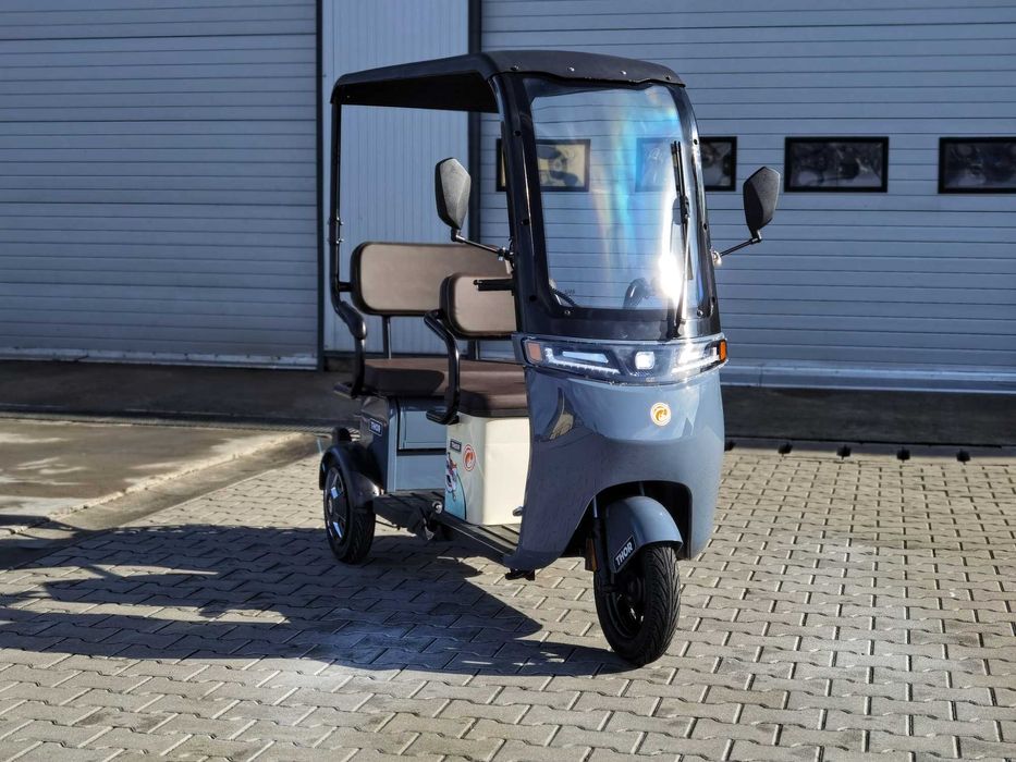 Triciclu electric cu motor puternic 1000W Thor Challenger Agramix