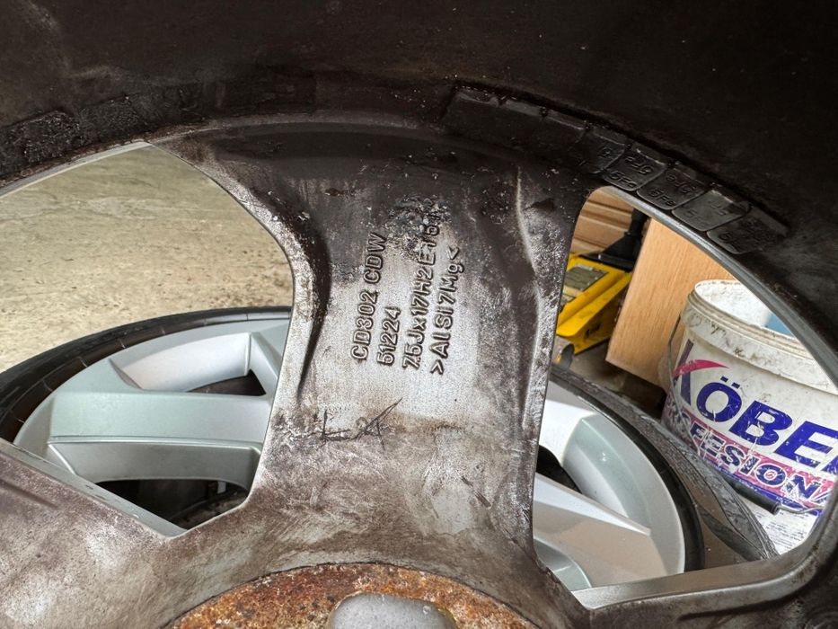 Jante originale r17 skoda, passat, golf