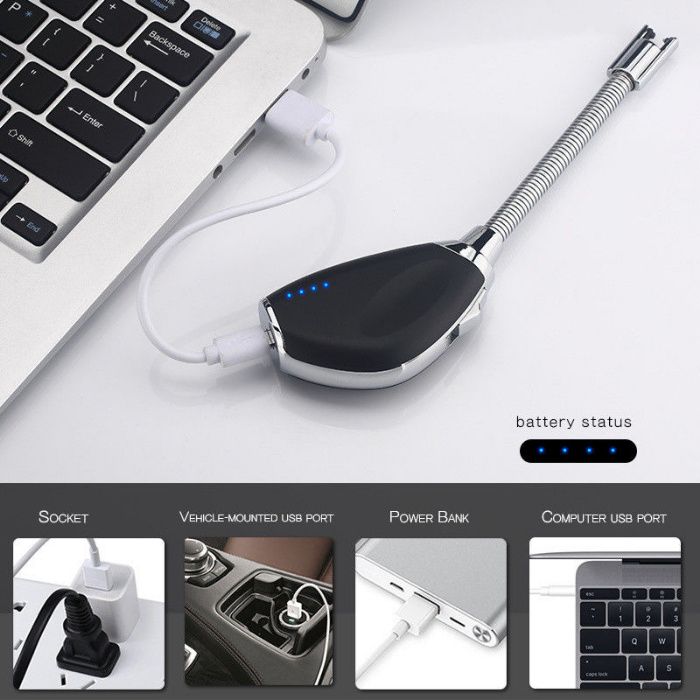 Aprinde prin arc electric bucatarie. Incarcare USB! Ideal pentru cadou