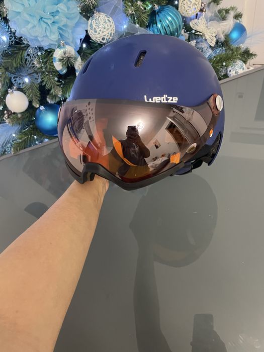 Casca protectie cu viziera