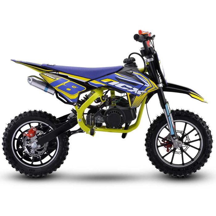 Motocicleta cross copii NCX Vyper Evo Race Pro 10/10 albastru/galben