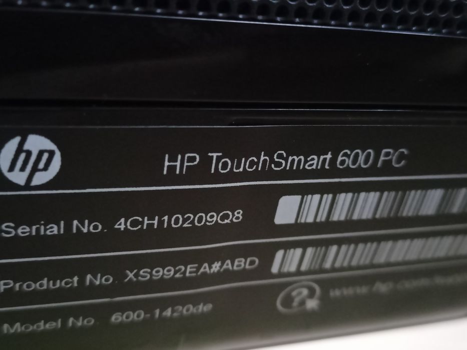 Vand all in one hp touch smart