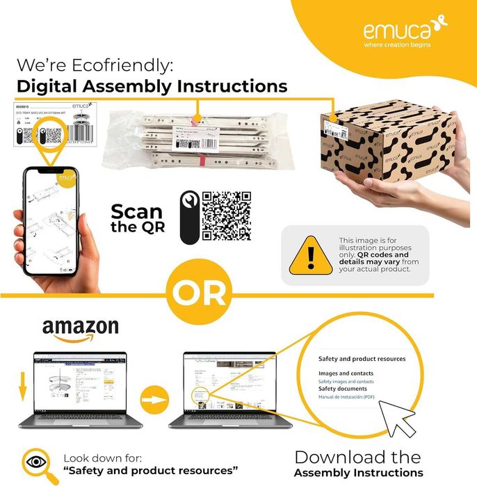 Кош за кухненски отпадъци Emuca с долно закрепване, капацитет 2 x 15 л