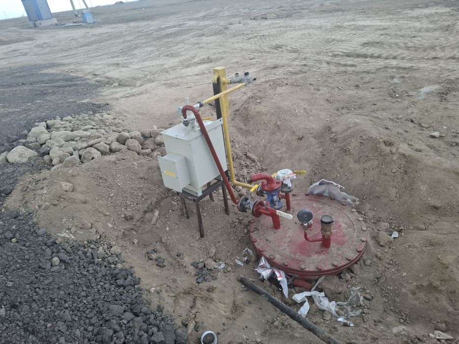 УСТАНОВКА газгольдера