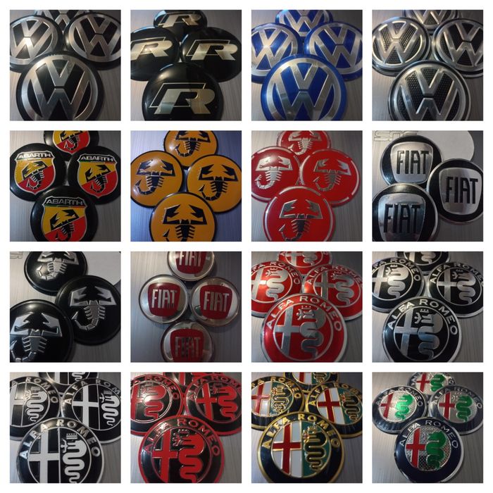 Embleme metalice autoadezive -