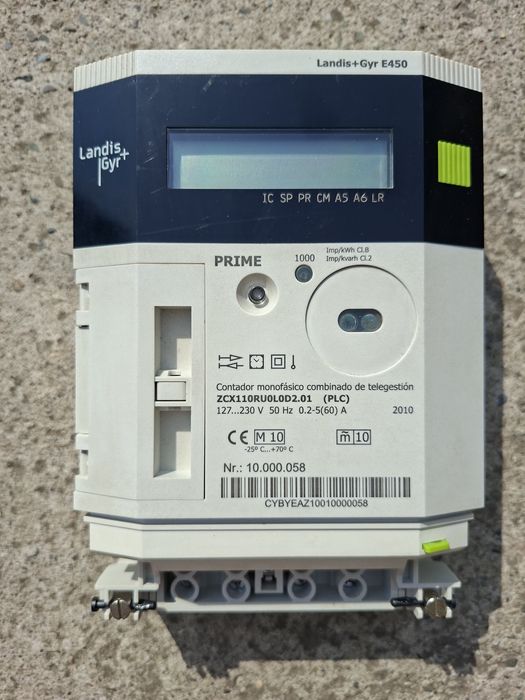 Contor electric monofazat bidirectional