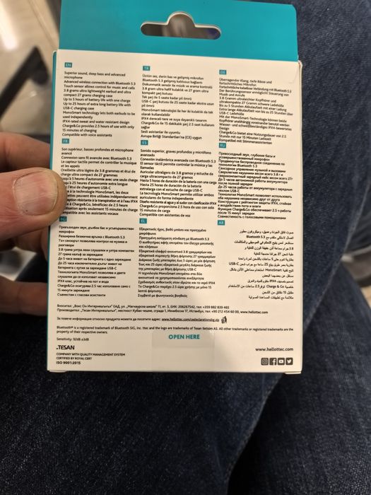 Bluetooth слушалки Ttec