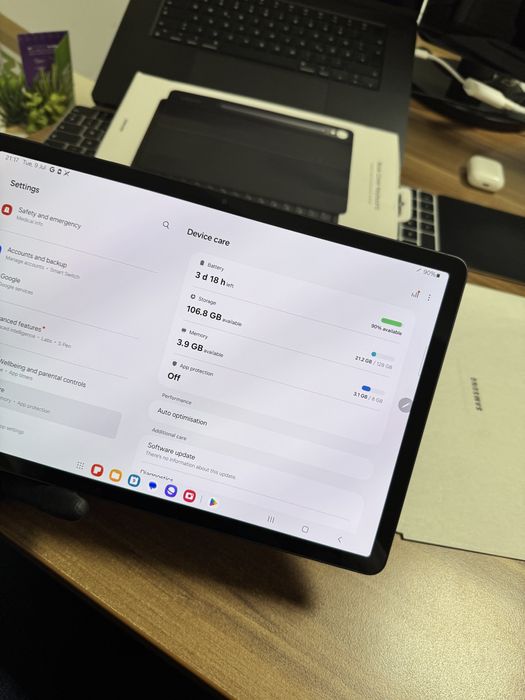 Samsung Galaxy Tab S9 / 128 GB / 8 Gb RAM / Black / Nouă |