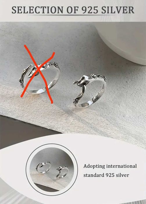 Серебренное кольцо 925