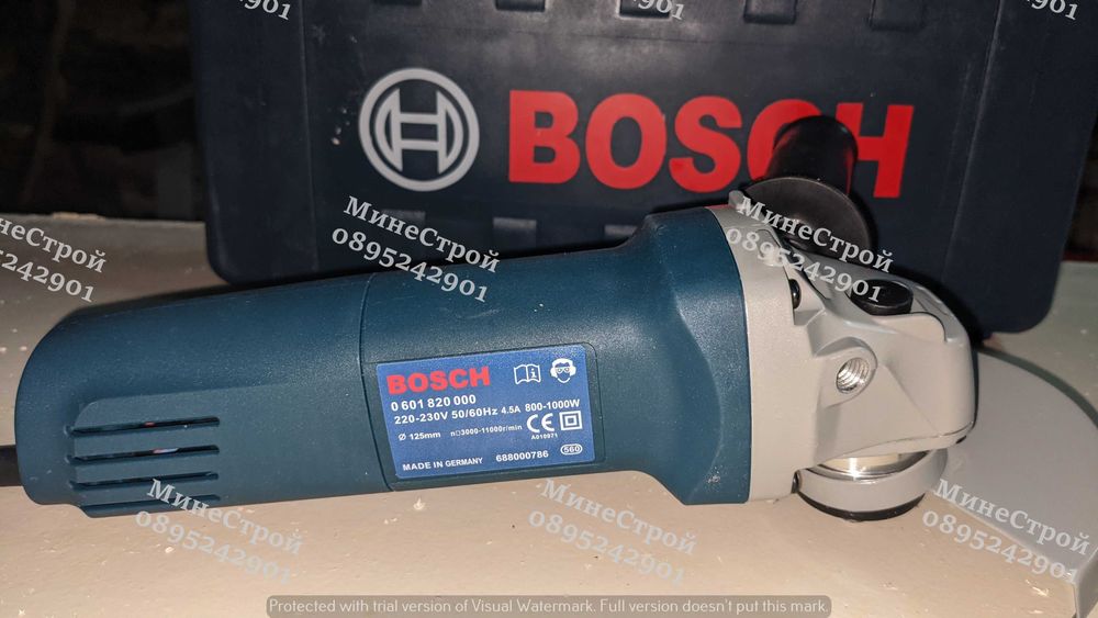 BOSCH Перфоратор 1100W  Къртач + Ъглошлайф 1100W  Флекс БОШ Дрелка
