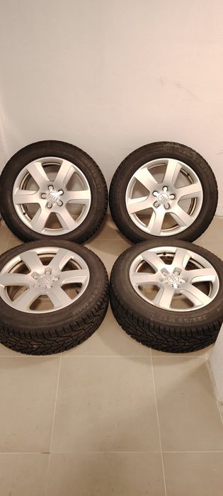 Jante Audi A6, A5, A4 + anvelope  de iarna 225 55 17