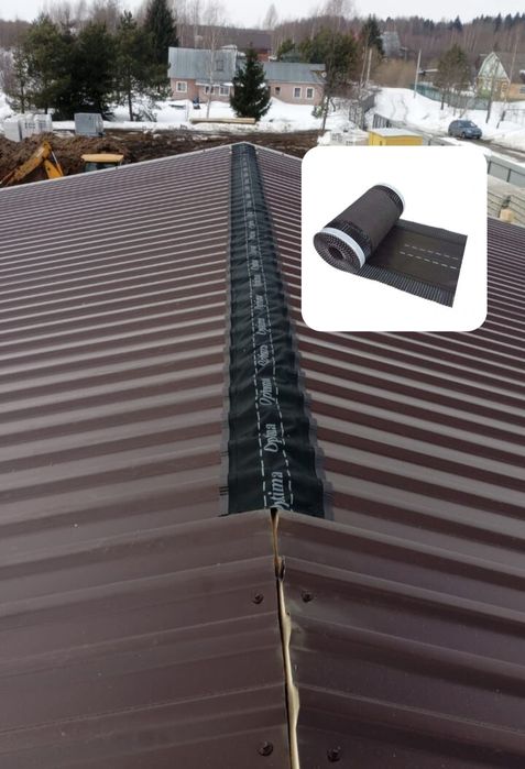 Коньковая лента для кровли