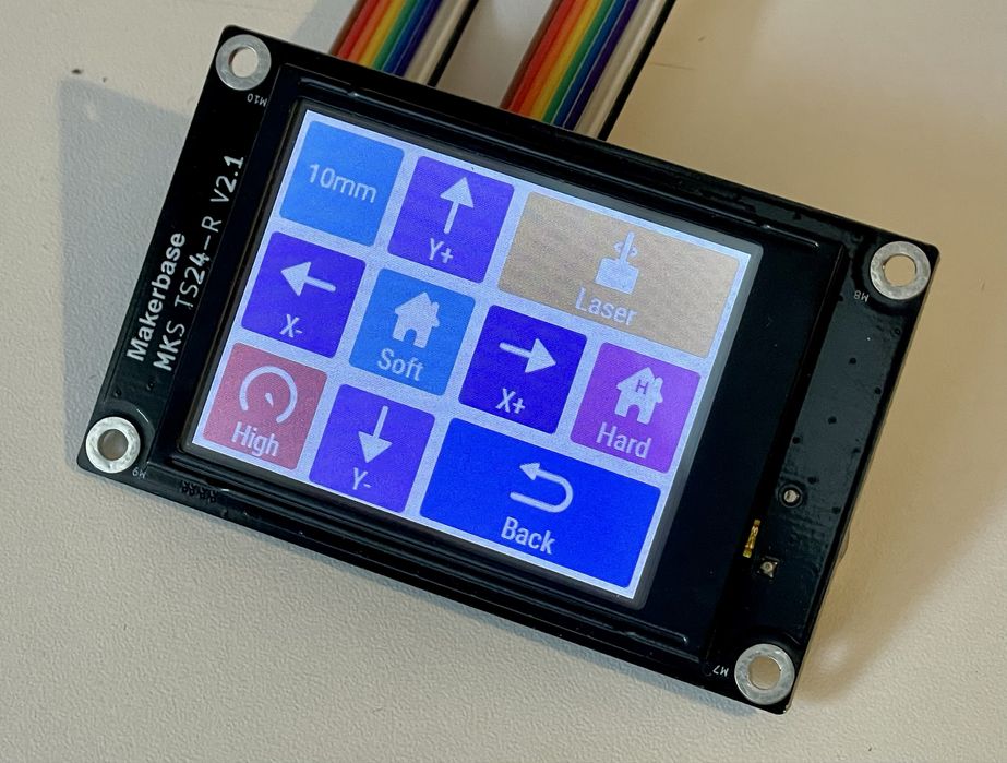 Display MKS DLC32 TS24, laser, cnc, gbrl, lightburn